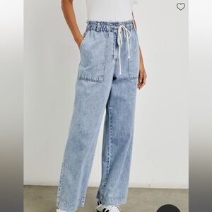 Rails Light Blue Denim Joggers